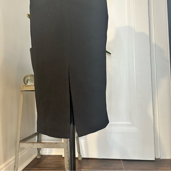 Dress The Population Lita Dress Sleeveless Tie Shoulder Sheath Black small - Picture 9 of 16